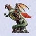 Fire breathing dragon statue mesmerizing sculpture new