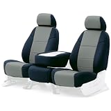 2007 - 2009 Hyundai Santa Fe CUSTOM SEAT COVERS (1 ROW) NEOSUPREME GRAY BLACK SIDES by Coverking