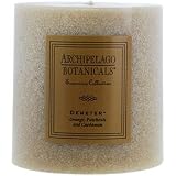 Review Archipelago Botanicals  / Archipelago Botanicals 3.5 x 3.5 Pillar Candle: Demeter