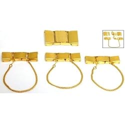4 Watch Band Buckle Gold Plated Safety Clasps 4 Sizes