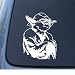 YODA - Star Wars Jedi - Car, Truck, Notebook, Vinyl Decal Sticker #1131 | Vinyl Color: White