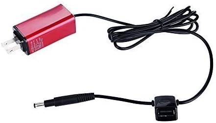 Crazepower One Universal AC Adapter 19.5V 3.33A 65W Battery Charger Lightweight Slim Version Power Supply For HP Pavilion Envy SpectreXT Pro laptops Red color