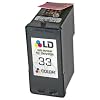 LD &copy; Lexmark Remanufactured 18C0033 (#33) Standard Yield Color Ink Cartridge