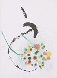 Derriere le miroir no.139/140 1963 pg 21 By Joan Miro. Size: 15 x 11 Inches. Rare Art Print