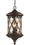 Barrington Gate 3 light Hanging Light, 24 &acute; x10 &acute; , HAZELNUT BRONZE - B001UAE65Y