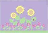 Sunflower Wall Mural Kit