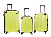 Rockland 3 Piece Sonic Abs Upright Set, Lime, One Size
