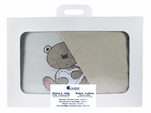 Candide 412745 Bettset Bebe traditionell, 4-teilig