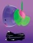 FANTASTIK ANIMATED CAR LIGHT SHOW FAN IN PURPLE AND GREEN.