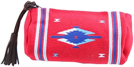 Women Cool Fashion Canvas Indian Waist Drum Zipper Coin Purse Pouch Bag Holder Pack of 2
