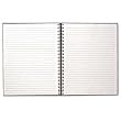TOPS J25811 Business journal,  11 x 8-1/2, black cover