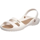 crocs Women's Cleo II Slingback Sandal,Oyster/Gold,5 M US