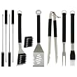 Mr. Bar-B-Q Plastic-handle Finger Grip 10-Piece Tool Set