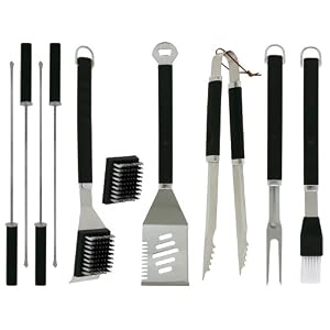 Mr. Bar-B-Q Plastic-handle Finger Grip 10-Piece Tool Set by Mr. Bar-B-Q