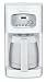 Cuisinart DCC-1150WH 10-Cup Programmable Thermal Coffeemaker, White