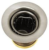 Satin Nickel Junior Bar/Prep Sink Basket Drain Strainer