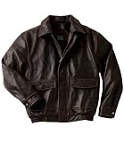 Vintage Look Leather Aviator Jacket