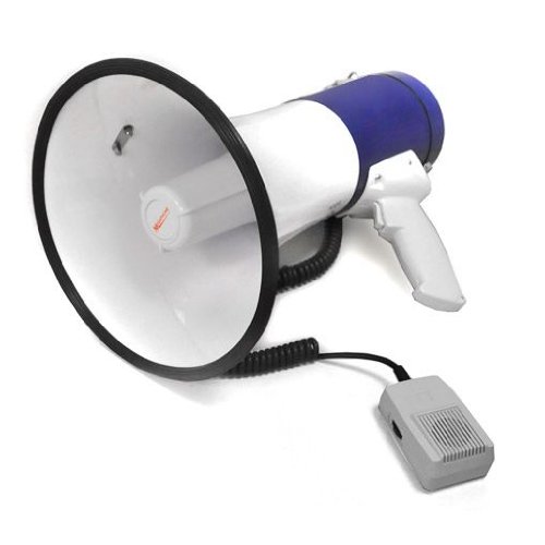 Produkt-Bild: Auna 80 Watt Megafon Megaphon Lautsprecher Sirene wetterfest leicht inkl. Handmikrofon