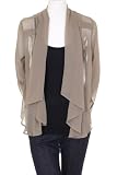 Forever 21 Flowy Lightweight Chiffon Long Sleeve Fashion Jacket Blouse Olive