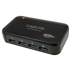LogiLink 4-Port Hub USB 3.0 mit Netzteil