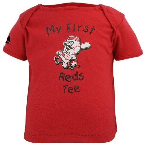 MLB Infant/Toddler Boys' Cincinnati Reds My First Tee (Red, 6-9 Months)