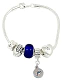 NFL Miami Dolphins Bead Bracelet