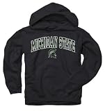 Michigan State Spartans Youth Black Perennial II Hooded Sweatshirt