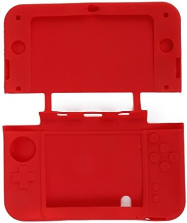 YTTL Soft Silicone Protective Case Skin Cover for New Nintendo 3DS LL / XL Red