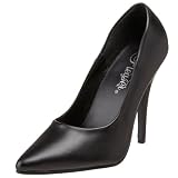 Pleaser Women's Seduce-420 Pump,Black Pu,14 M US