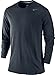 Nike Men's Legend Dri-FIT Poly Long Sleeve Shirt, Dark Obsidian, M