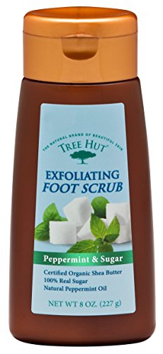 Tree Hut Exfoliating Foot Scrub 8oz Peppermint And Sugar