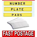 Number Plate Fixings-10 X Professional Double Sided Pads