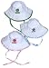 Surfer Baby Toddler White Floppy Hats