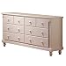 Cottage 6-Drawer Dresser - White