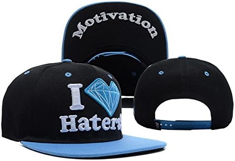 Black Blue Authentic Collection DGK X Diamond Supply Co. I Heart Haters On-Field Game Cap Snapback Cap Hat