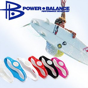 セール：POWER BALANCE パワーバランス シリコン・ブレスレット　◆カラー ： ブラック / ホワ