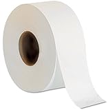 Georgia-Pacific Envision 12798 White 2-Ply Jumbo Jr. EPA Compliant Bathroom Tissue, 1000' Length x 3.5" Width (Case of 8 Rolls)