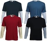 Fruit of the Loom Plain Layered Long Sleeve T-shirt