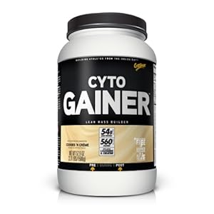 CytoSport Cyto Gainer Protein Drink Mix, Cookies and Creme, 3.31 Pound