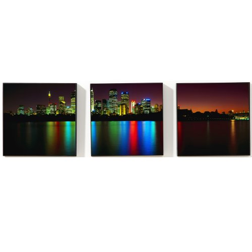 Graham and Brown 43272 City Reflections Canvas, 3-Pack Graham and Brown 43272 City Reflections Canvas, 3-Pack