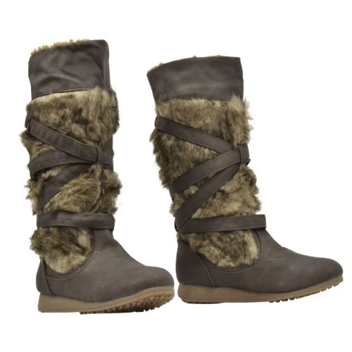 Winterstiefel in Fell-Optik