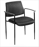 Review Boss  / Boss B9503-CS Stackable Chair with Tapered Legs -Black Caressoft