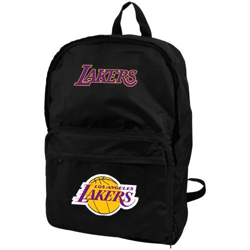 Los Angeles Lakers Black Foldaway Backpack
