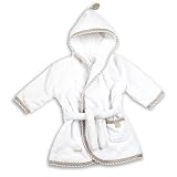 Izziwotnot - Snuggle Bath Robe - Taupe - 0-6 Months, in Gift Box