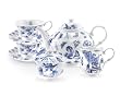Portmeirion 7-Piece Tea Set, Botanic Blue