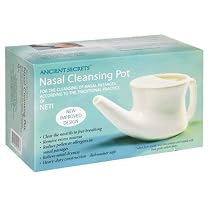 Ancient Secrets Ceramic Nasal Cleansing Pot, 1 Neti Pot