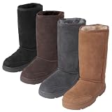 Brumby Shearling Sheepskin Lug Sole Comfort Boots