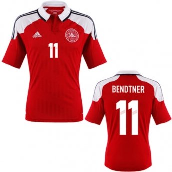 Dänemark Bendtner Trikot Home 2012, XXXL