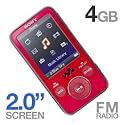 Sony 4 GB Walkman Video MP3 Player (Red)