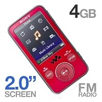 Sony 4 GB Walkman Video MP3 Player (Red)